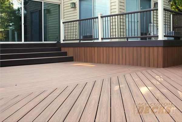 Trex Transcend Custom Havana Gold Deck Syosset