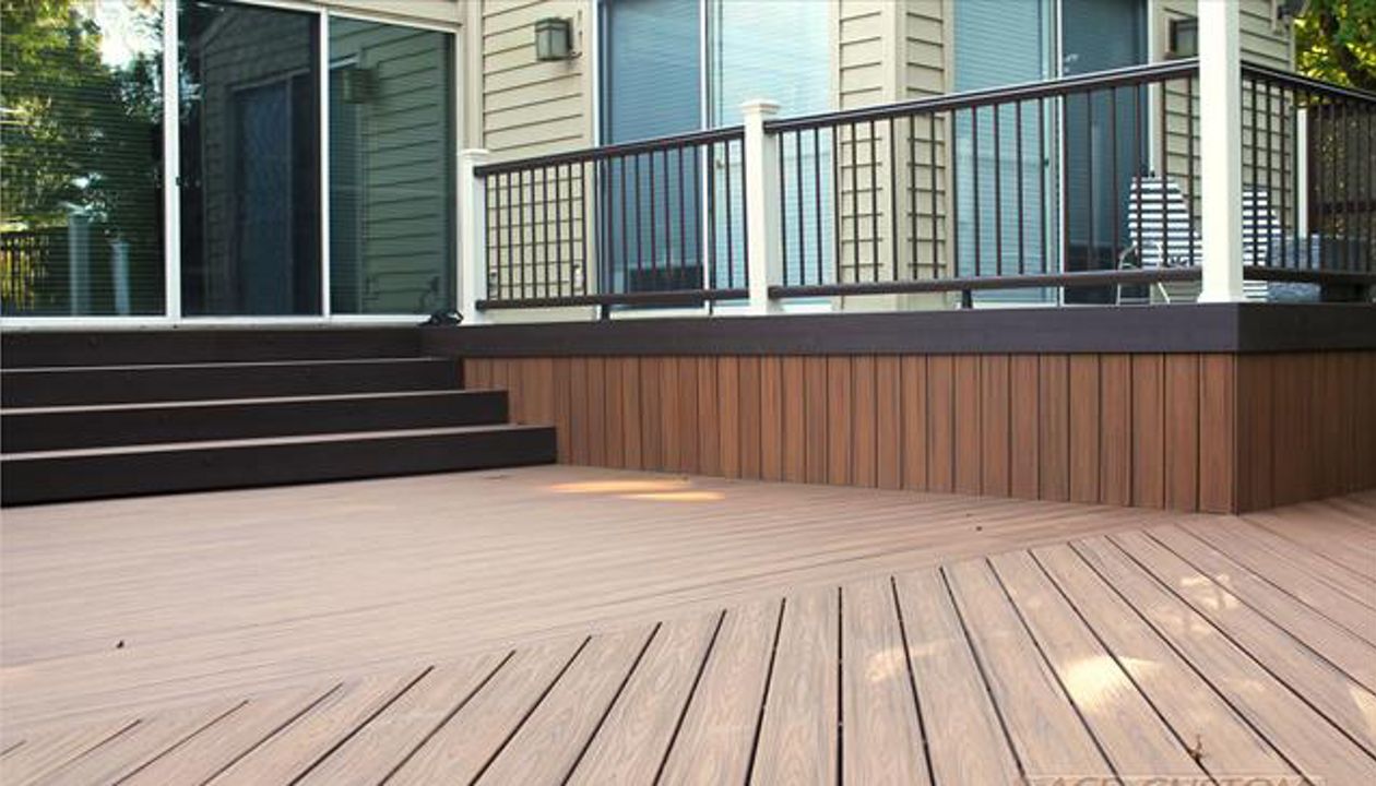 Trex Transcend Custom Havana Gold Deck Syosset