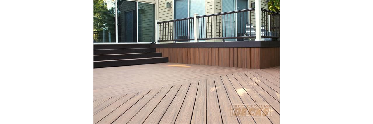 Trex Transcend Custom Havana Gold Deck Syosset