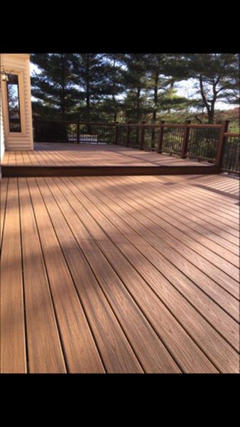 Custon Trex deck in Denville New Jersey