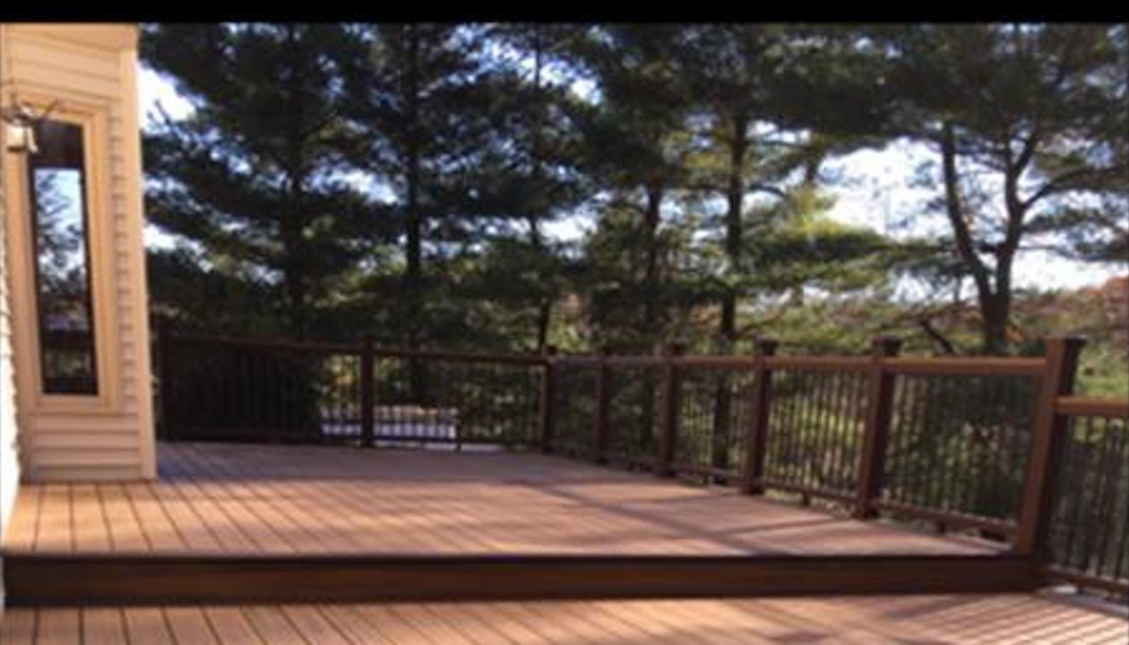 Custon Trex deck in Denville New Jersey