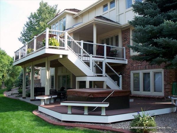 Trex decking, railing and fascia in Parker, CO
