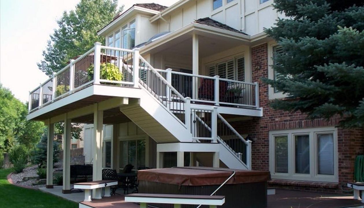 Trex decking, railing and fascia in Parker, CO