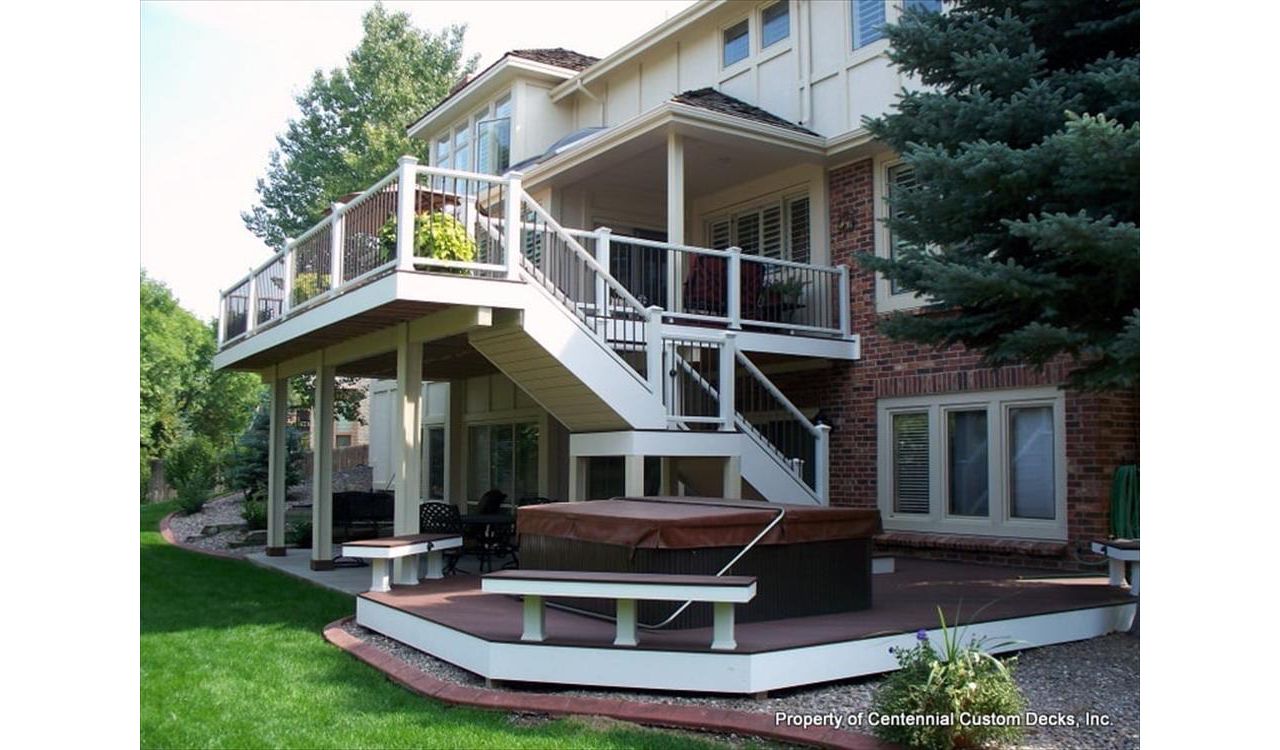 Trex decking, railing and fascia in Parker, CO
