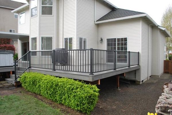 Tigard Trex Transcend Island Mist Deck-Trex Reveal rail