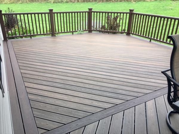 Trex Transcend Spiced Rum decking