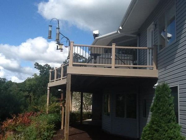 Beautiful Trex Rope Swing Deck in Asheville, NC