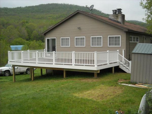 Trex fire pit decking