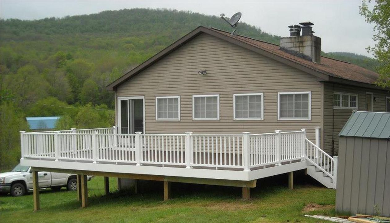 Trex fire pit decking