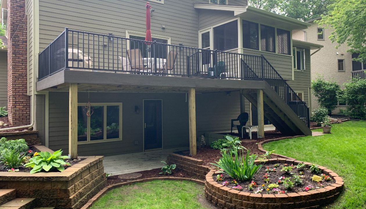 Trex Enhance Composite Decking Rocky Harbor Project, New Brighton, MN