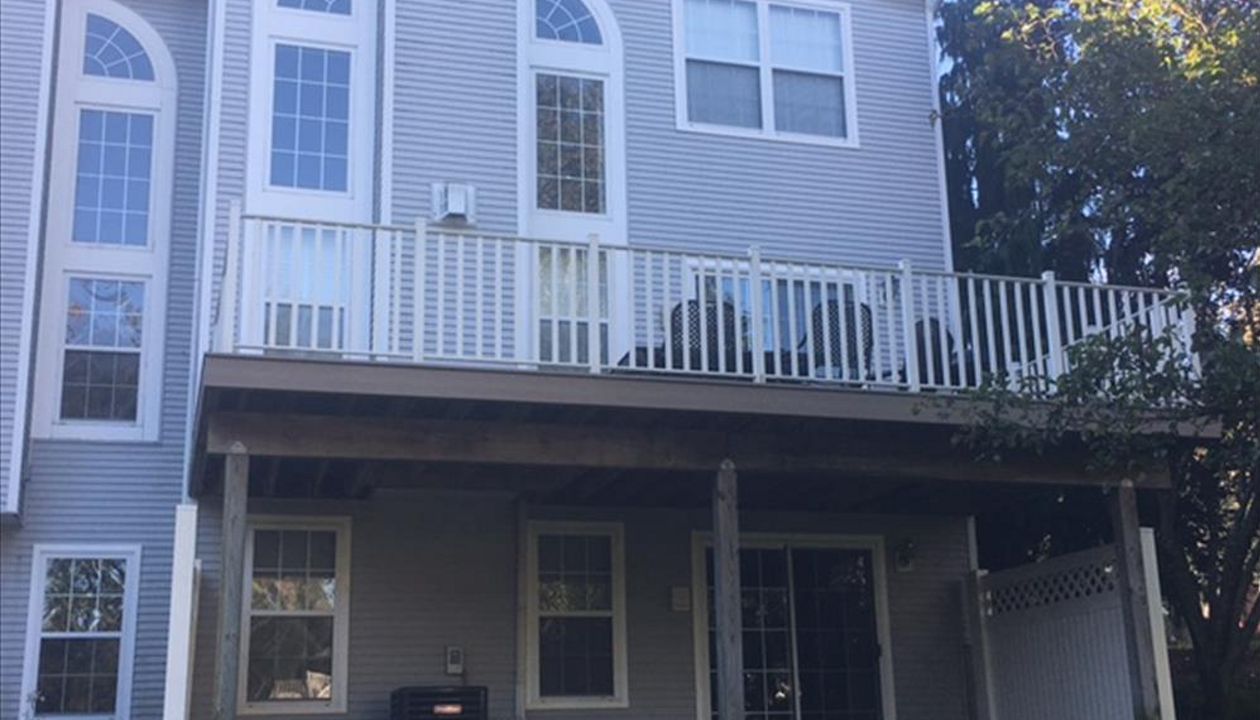 Trex decking installed on multi-family in Basking Ridge NJ