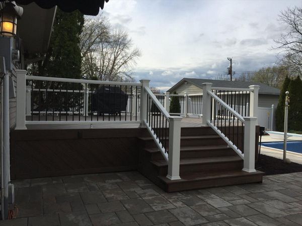 Trex Transcend Spiced Rum Decking, Trex Transcend Railing, Trex Transcend Spiced Rum Fascia - Indianapolis, Indiana