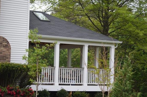 Covered Porch inTrex