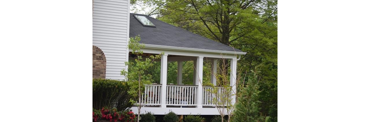 Covered Porch inTrex