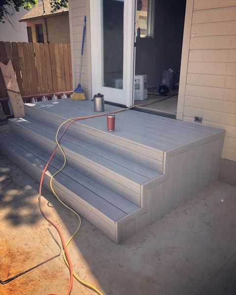 Foggy Wharf Back Door Step