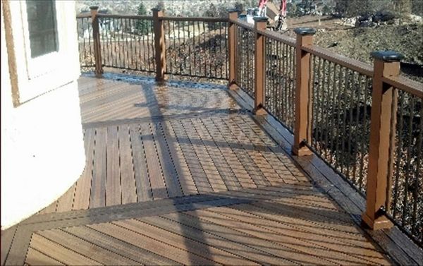 Trex Transcend Havana Gold Decking.