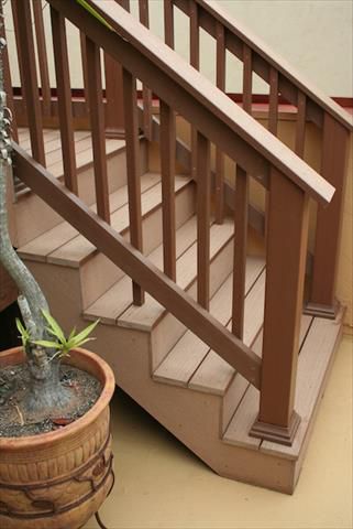 Custom Trex Stairs