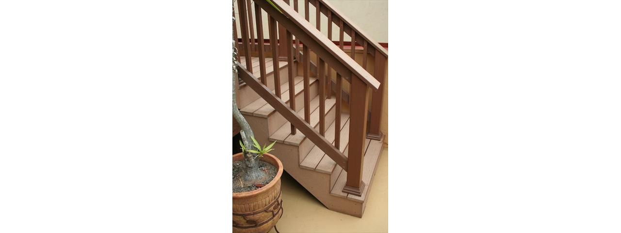 Custom Trex Stairs