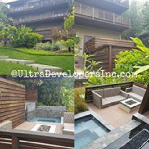 unique outdoor living space with Trex decking