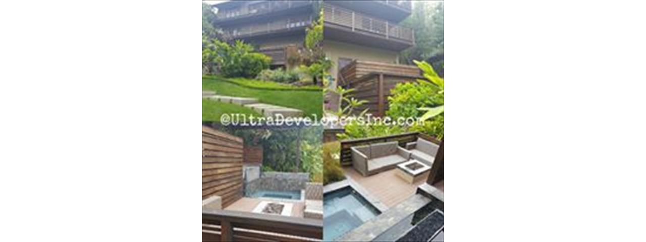 unique outdoor living space with Trex decking