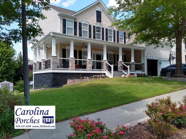 Country Porch Trex Decking and Railing