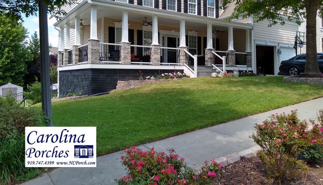 Country Porch Trex Decking and Railing