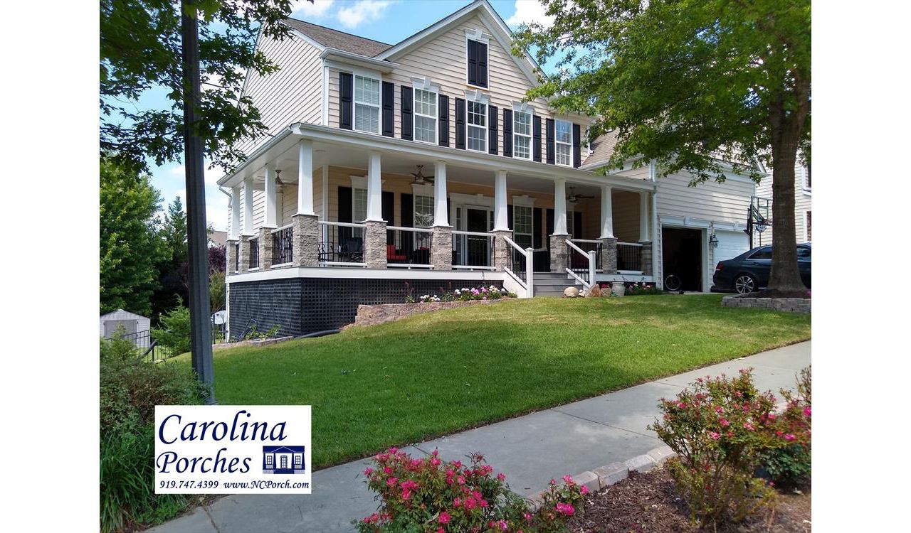 Country Porch Trex Decking and Railing