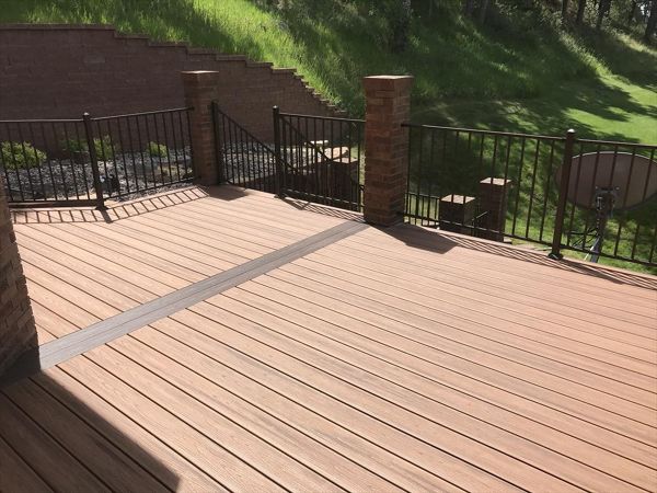 Tiki Torch wtih Lava Rock Border