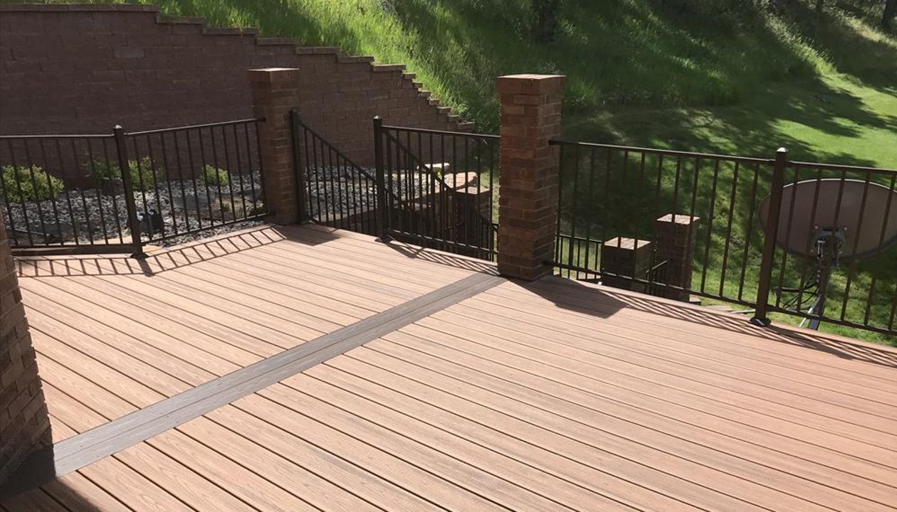 Tiki Torch wtih Lava Rock Border