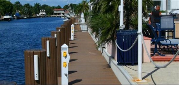 Trex Spiced Rum Dock in Fort Lauderdale, FL