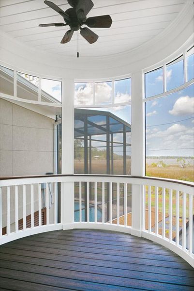 Trex Transcend Spiced Rum Deck in Savannah, GA