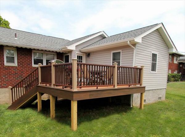 Trex Transcends decking and rail