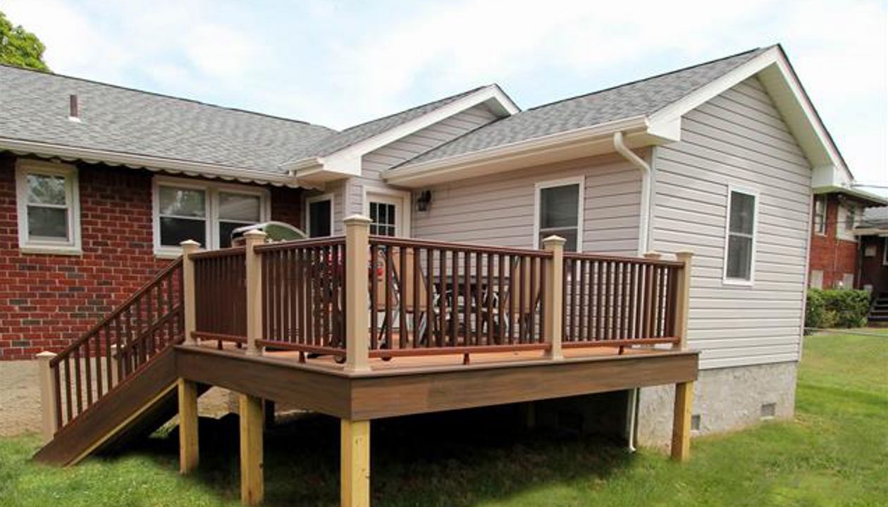 Trex Transcends decking and rail