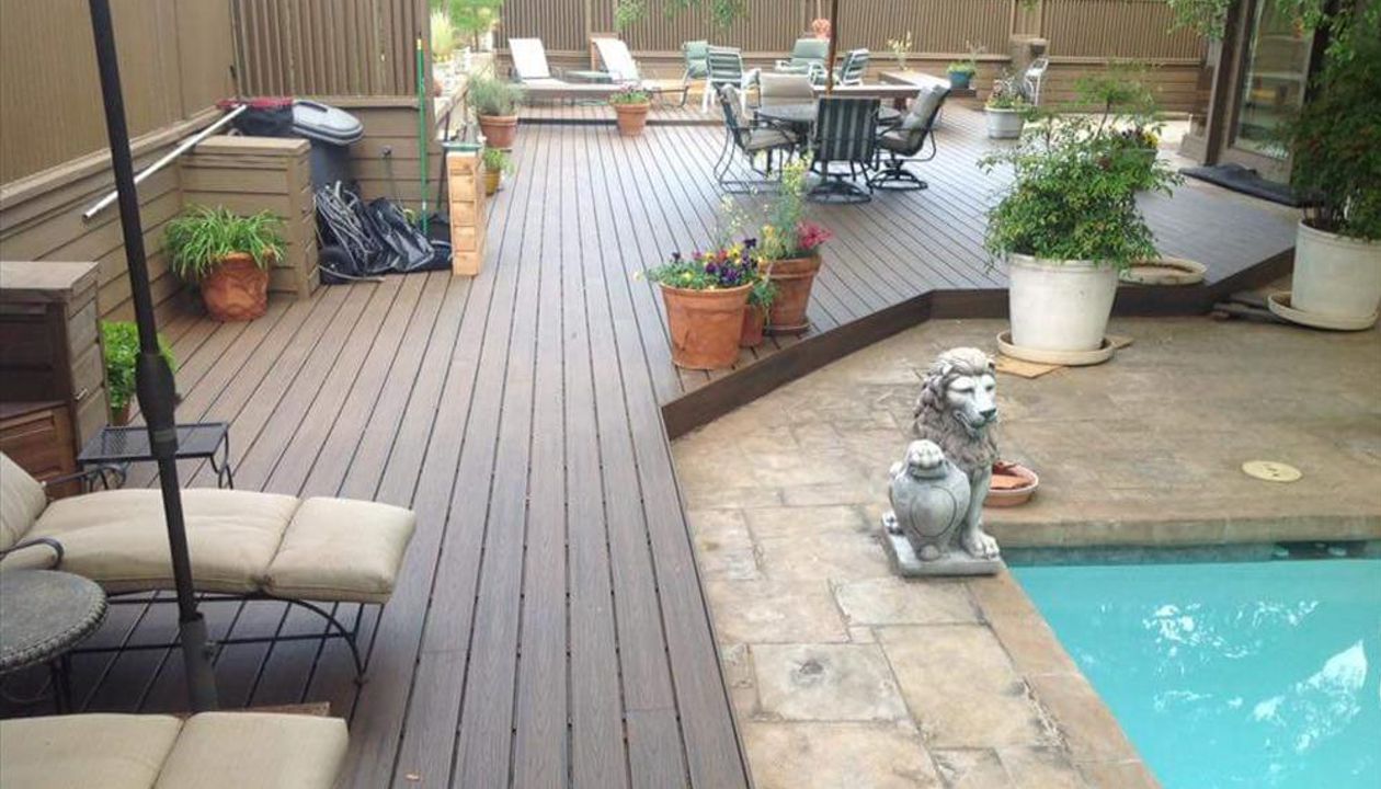 Rooftop Trex Pool Deck