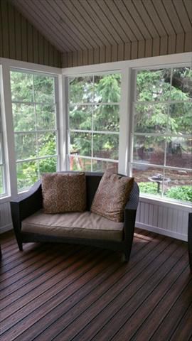 Trex Transcends Spiced Rum Porch flooring - Mankato, MN