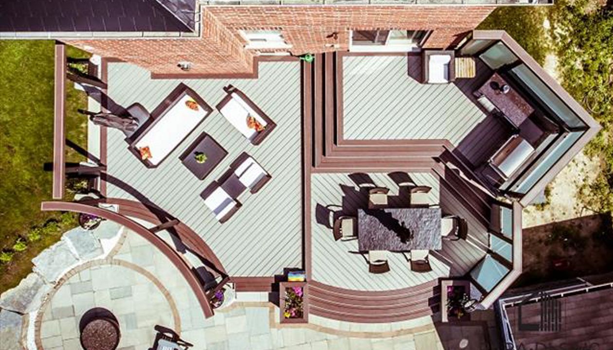 Trex Transcends Gravel Path, curves, Oshawa Ontario