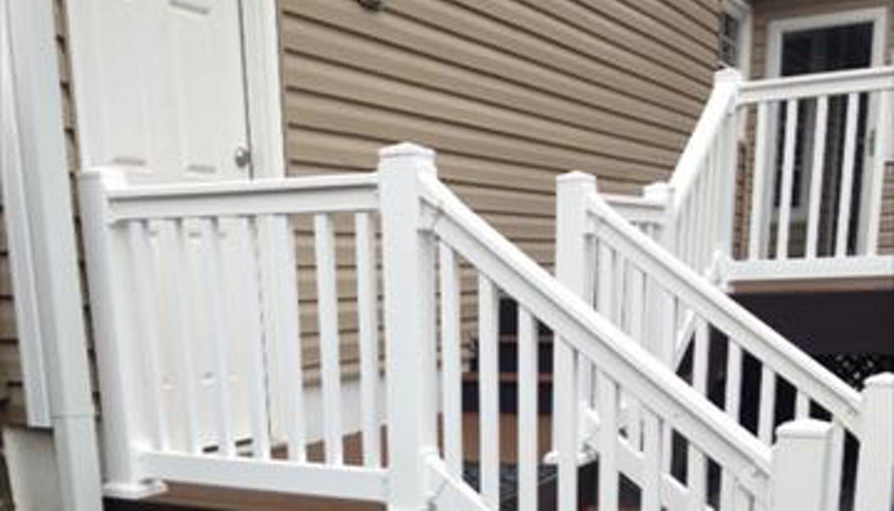 Trex fascia is consistant and finishes off project