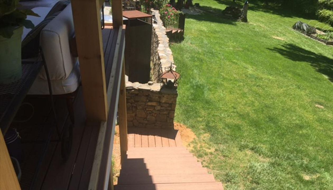 Trex Transcend stairs resist the warping and checking of wood