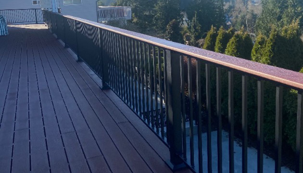 Trex Deck Designed and Built by Square Foot General Contractor