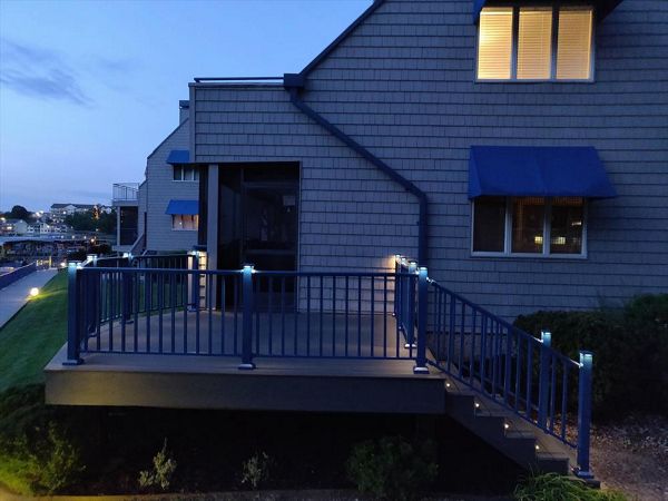 Great Deck with Low Voltage Lighting done in Osage Beach, MO at Lake of the Ozarks