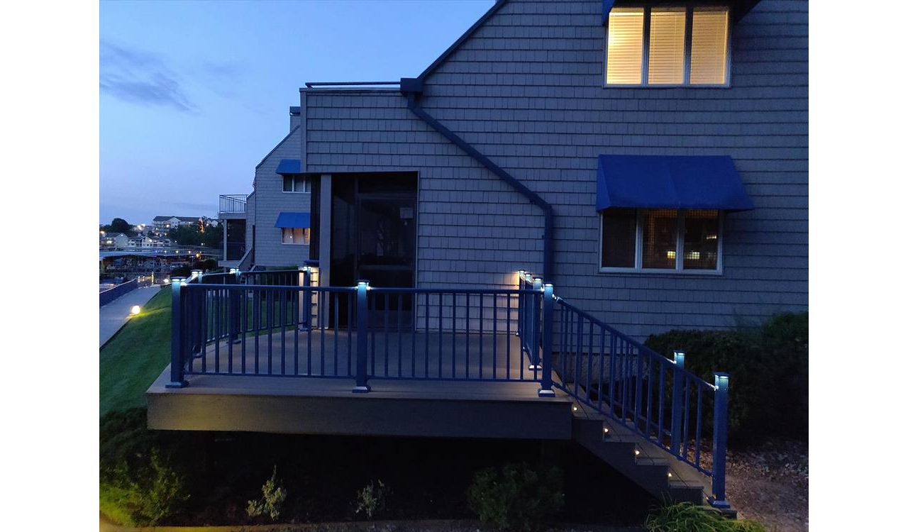 Great Deck with Low Voltage Lighting done in Osage Beach, MO at Lake of the Ozarks