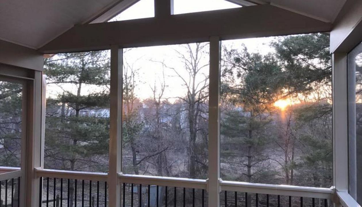 Trex deck and screen porch