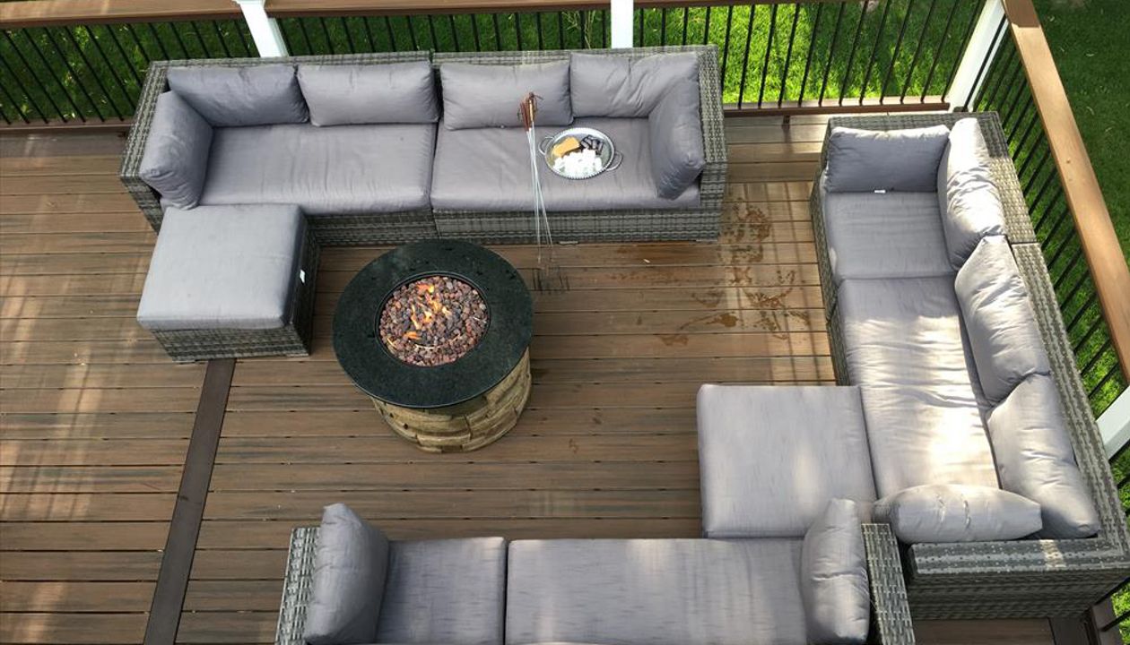 St. George, Utah Trex Transcend decking and rail