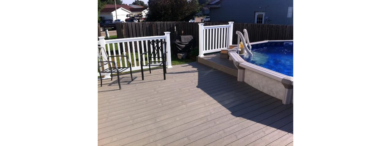 Trex Transcend Gravel Path Pool Deck