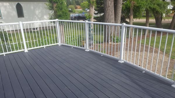 Custom Curved Deck