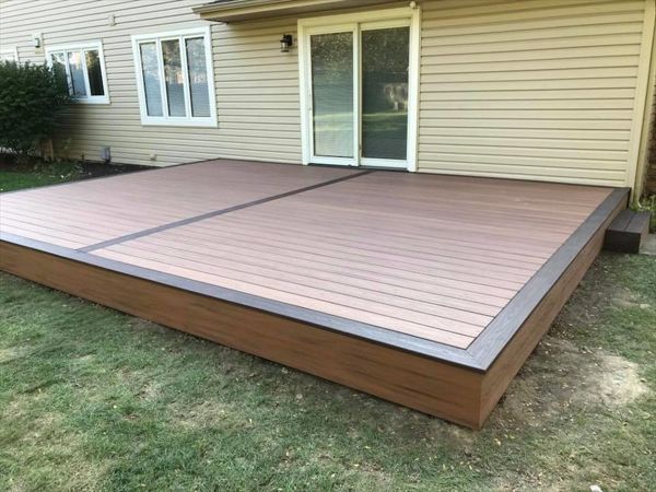 Beautiful Trex Spiced Rum deck with Vintage Lantern border