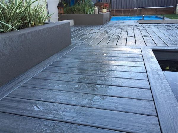 Island Mist Decking - Picture framed