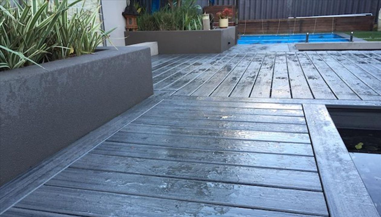 Island Mist Decking - Picture framed