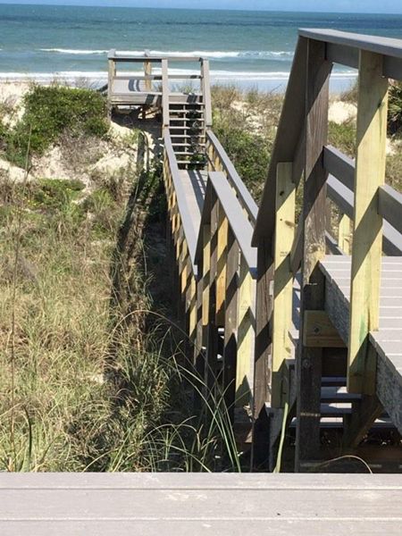 walkway to Crescent Beach