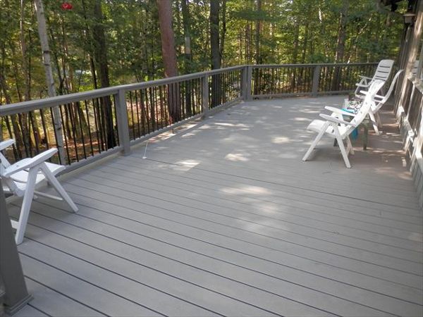 Trex low-maintenance composite deck, Wisconsin